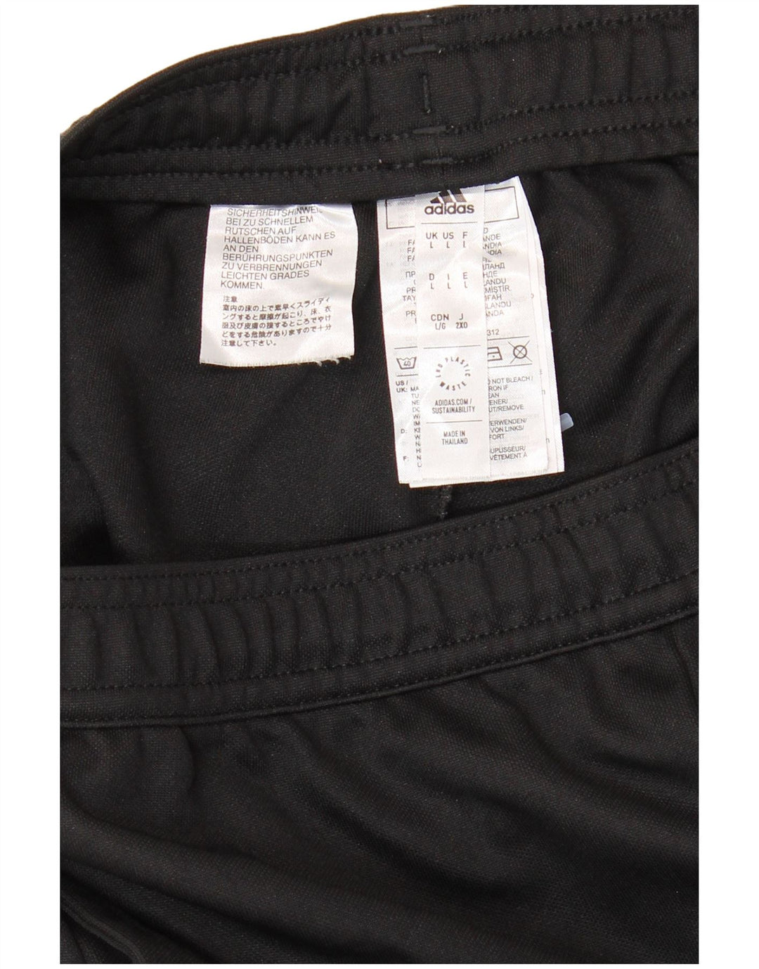 ADIDAS Herren Aeroready-Trainingshose, groß, aus schwarzem Polyester
