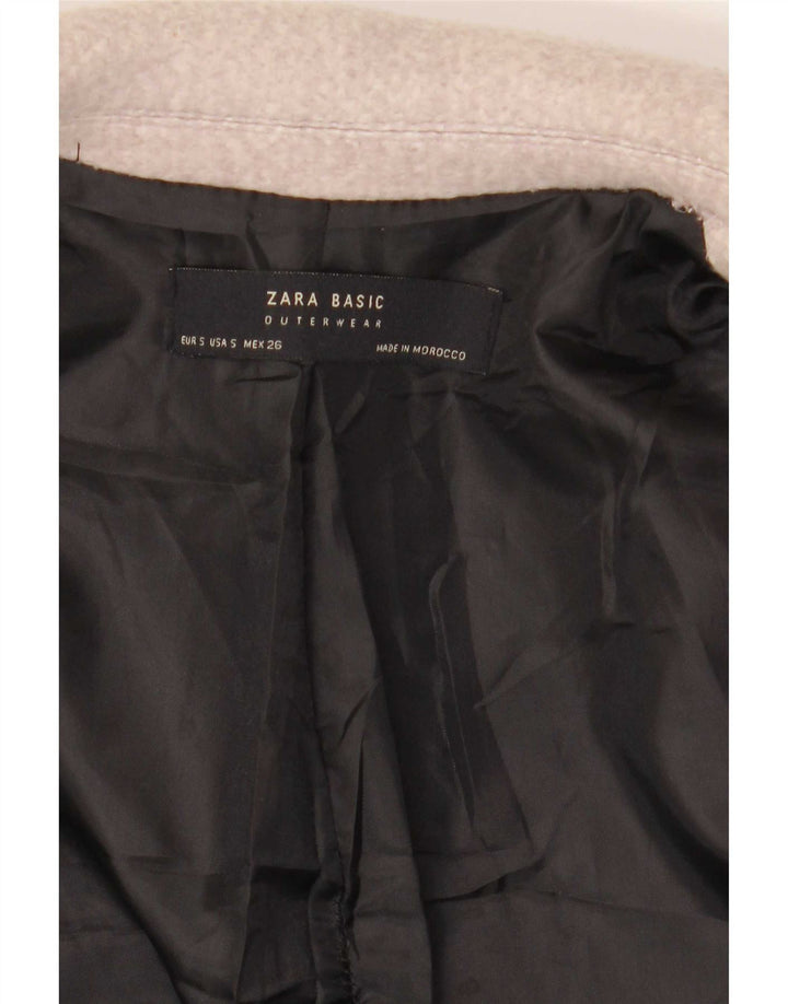 Zara Damen Mantel UK 10 Small Beige