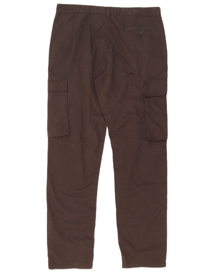 French Connection Gerade Cargohose für Herren, W34, L33, graue Baumwolle