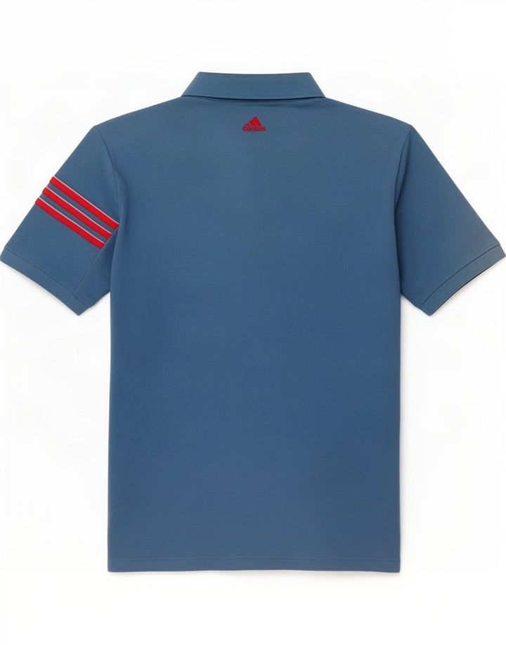 Adidas Herren Climacool Poloshirt Mittelblaues Polyester