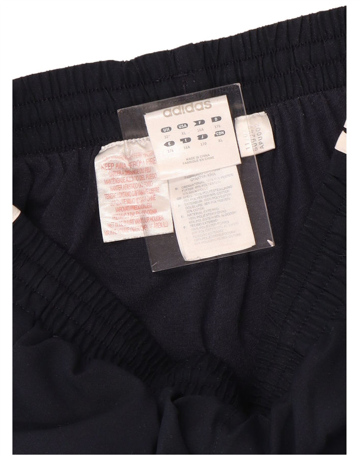 ADIDAS Jungen-Trainingshose, 15–16 Jahre, marineblaues Polyester