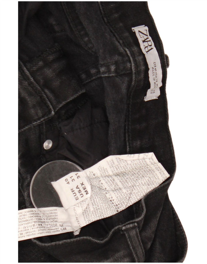 Zara Herren Skinny Jeans EU 40 Medium W30 L30 Schwarze Baumwolle