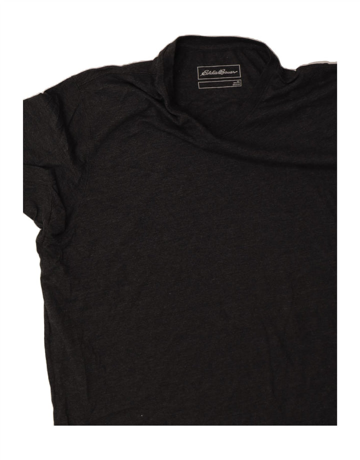 EDDIE BAUER Mens T-Shirt Top XL Grey Cotton Vintage Eddie Bauer and Second-Hand Eddie Bauer from Messina Hembry 