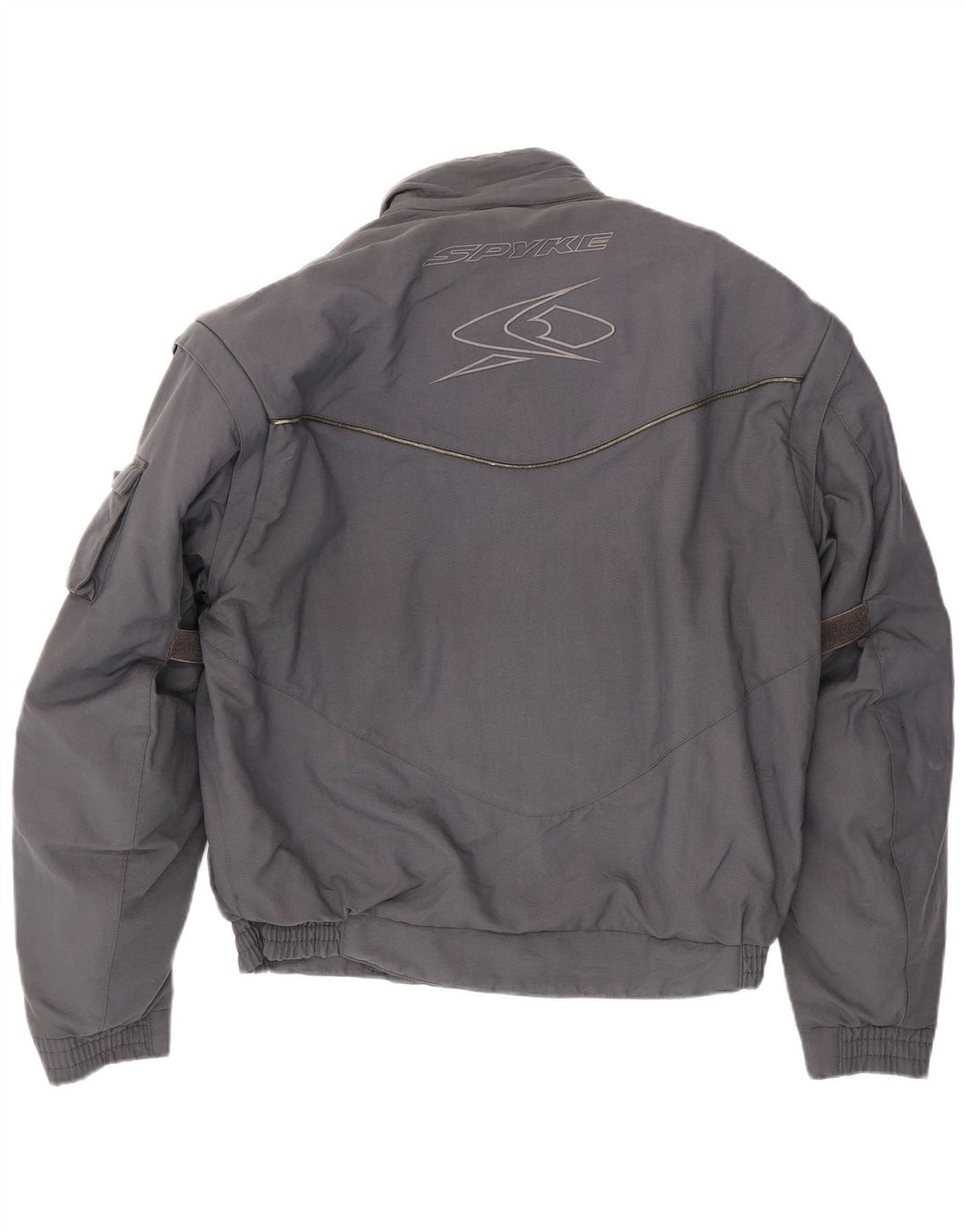 Spyke Herren Racer Jacke UK 40 Large Grau Polyester