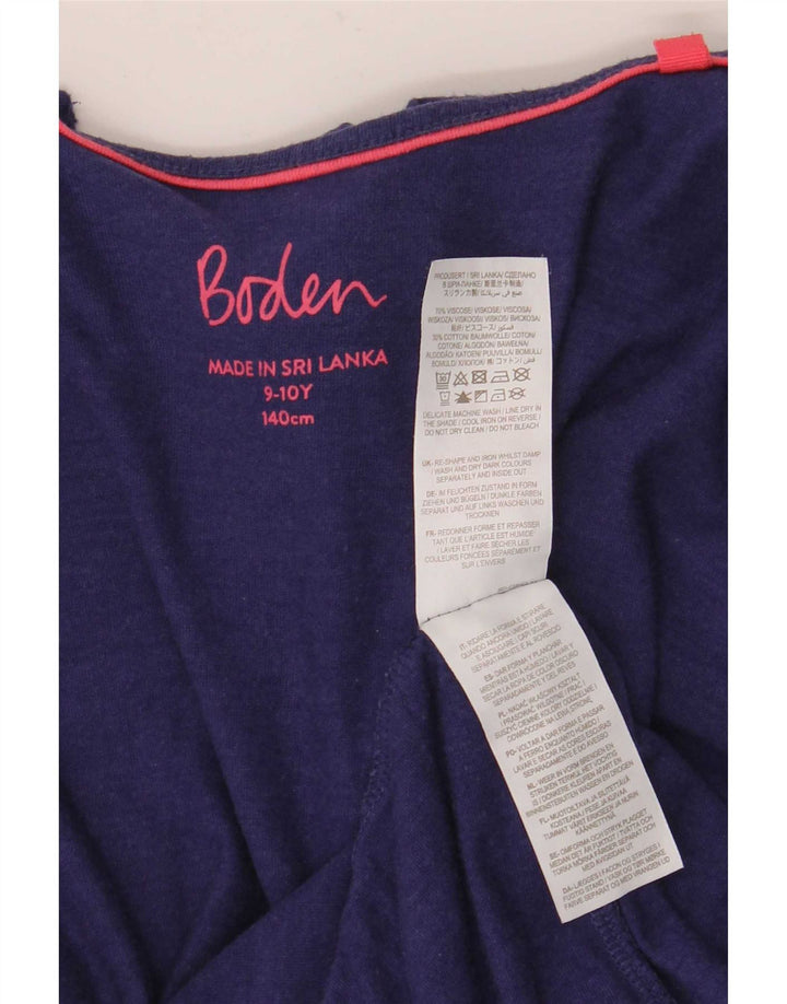 Boden Mädchen-Overall, 9–10 Jahre, blaue Viskose