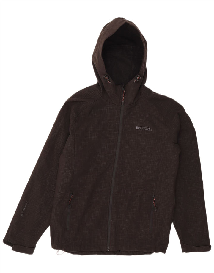 Mountain Warehouse Herren-Windjacke mit Kapuze, Gr. 36, Größe S, Schwarz
