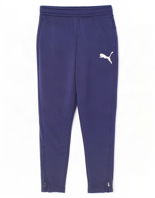 Puma Trainingshose für Jungen, 7–8 Jahre, marineblaues Polyester