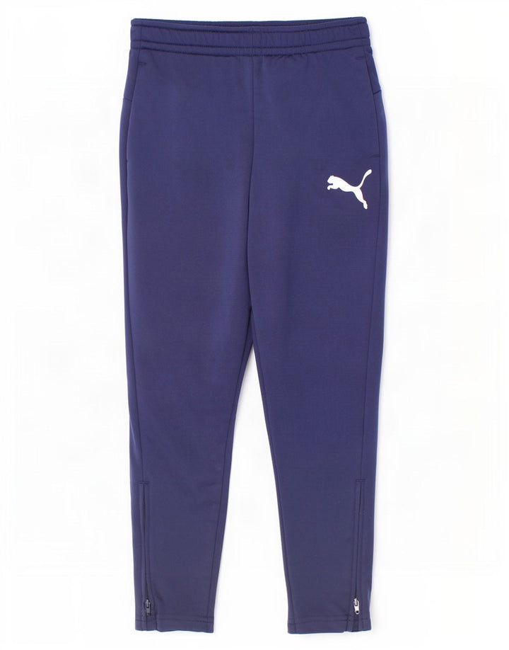 Puma Trainingshose für Jungen, 7–8 Jahre, marineblaues Polyester
