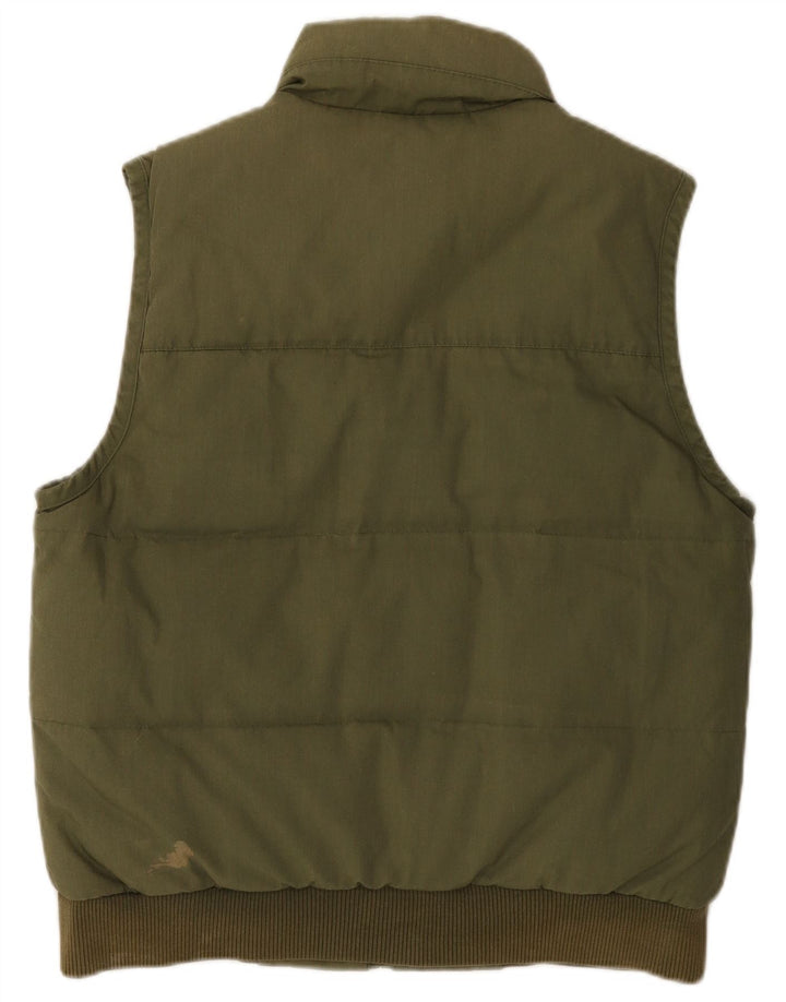 Levi's Herren Wattierte Weste UK 40 Large Khaki Colourblock
