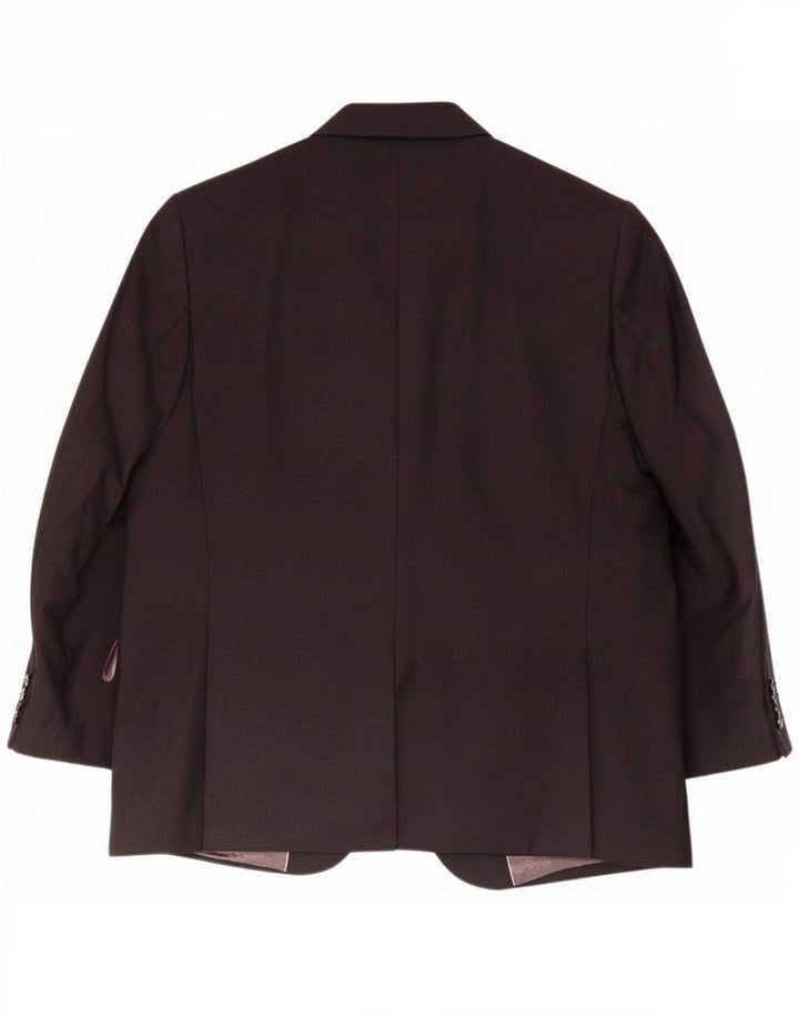 Marks & Spencer Herren-Blazer mit 2 Knöpfen, UK 44, XL, graue Wolle