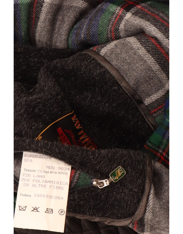 Himalaya Zweireihiger Herrenmantel IT 50 Große graue Wolle