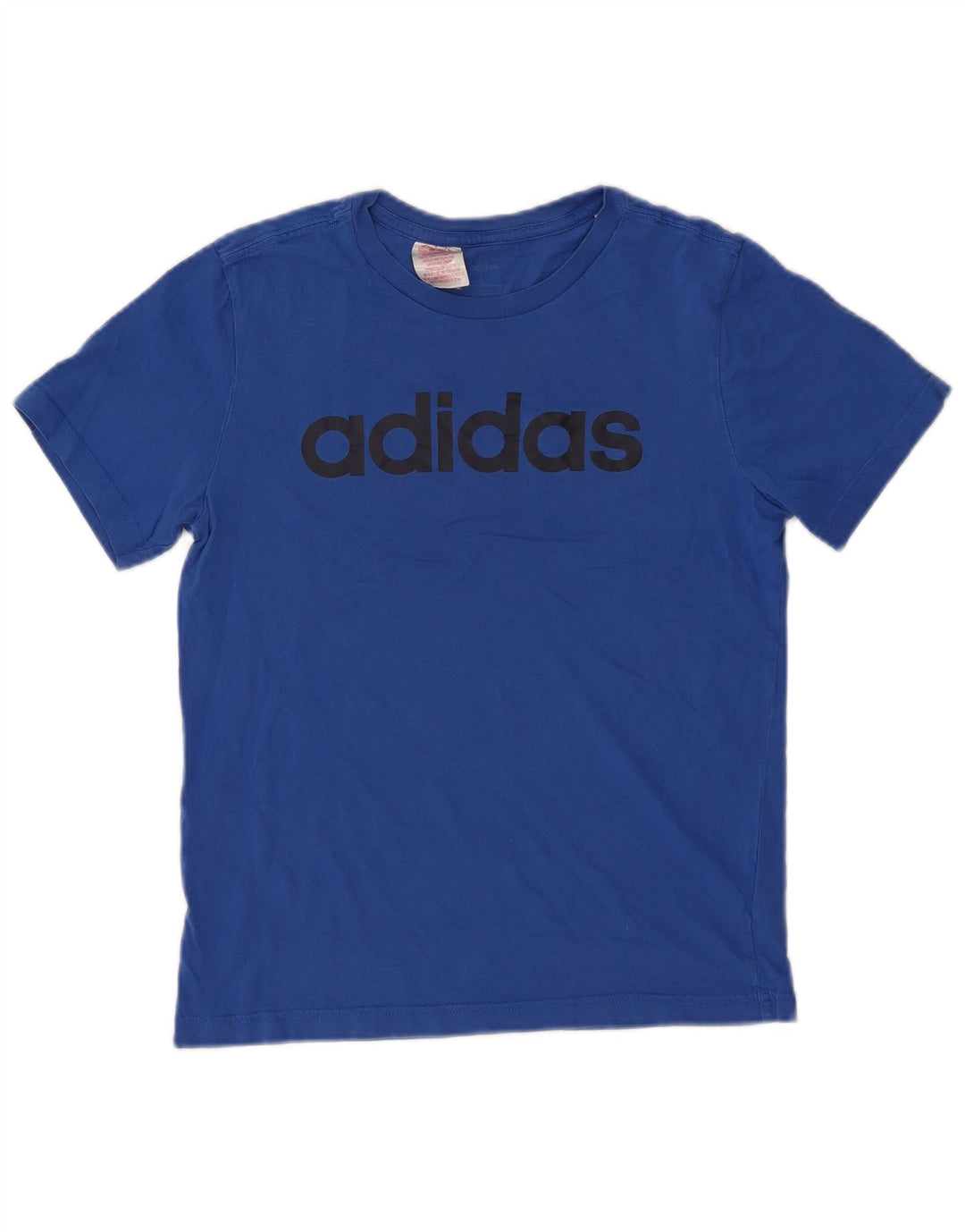 ADIDAS Grafik-T-Shirt für Jungen, 12–13 Jahre, groß, aus blauer Baumwolle
