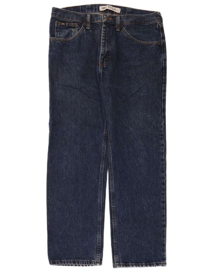 Lee Herren-Jeans mit normaler Passform, gerade Passform, W34, L29, marineblau, Baumwolle