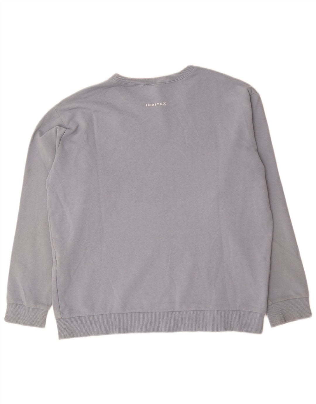 Zara Herren Sweatshirt Pullover XL Blau Baumwolle