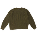 Marks & Spencer Womens Boat Neck Jumper Sweater UK 14 Medium Khaki Flecked
