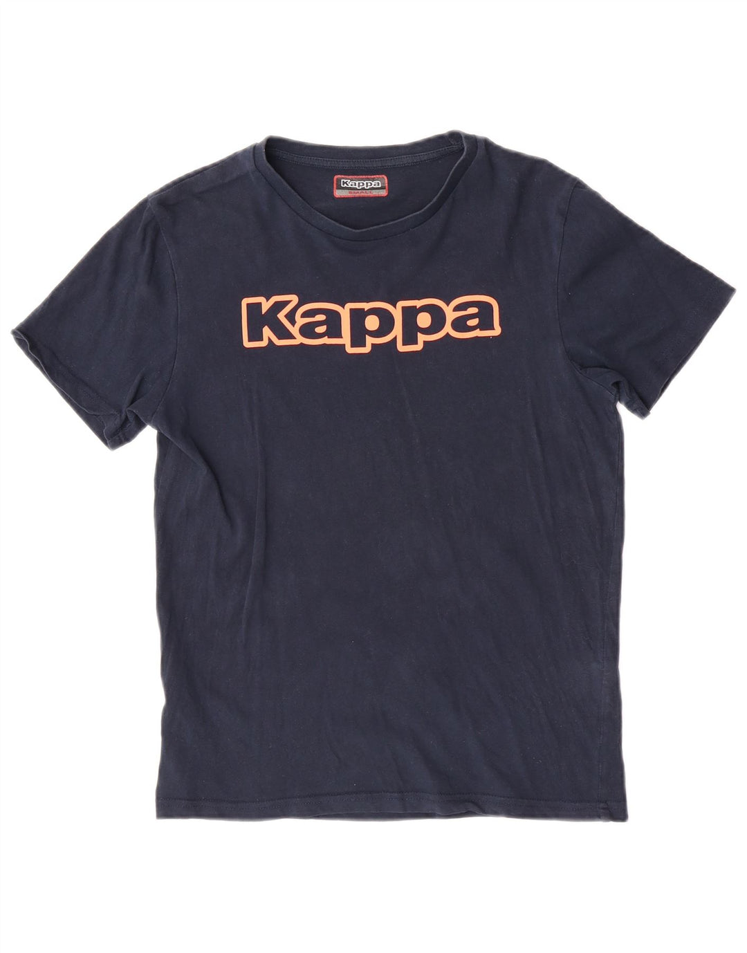 Kappa Herren-T-Shirt mit Grafik, Größe S, Marineblau, Baumwolle