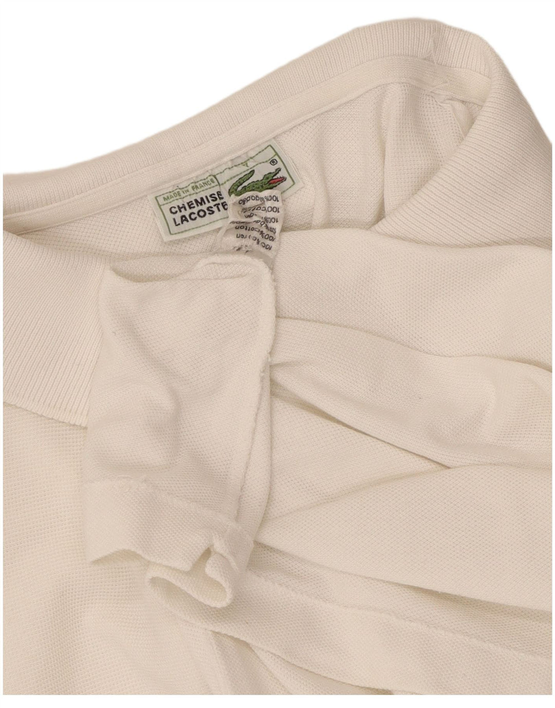 Lacoste Herren-Poloshirt, große weiße Baumwolle