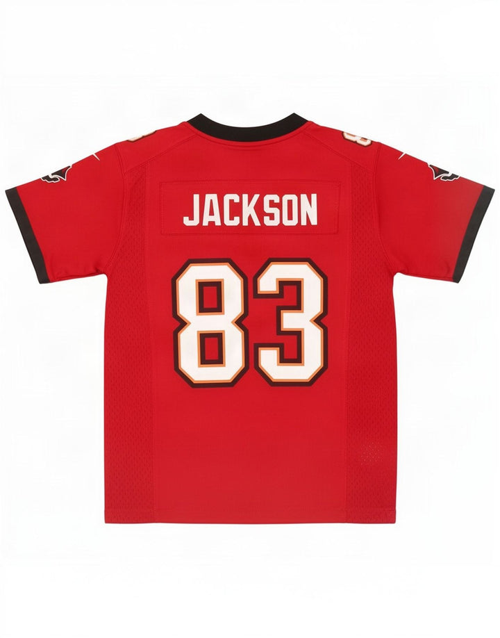 Nike Jackson Grafik-T-Shirt für Jungen, 10–11 Jahre, Mittelrot, Farbblock