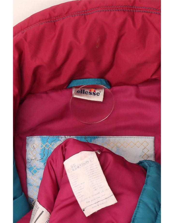 Ellesse Herren-Jacke mit Kapuze, gepolstert, UK 42, XL, Blau, Polyester