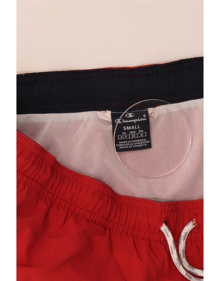 Champion Herren-Badeshorts, Größe S, Rot