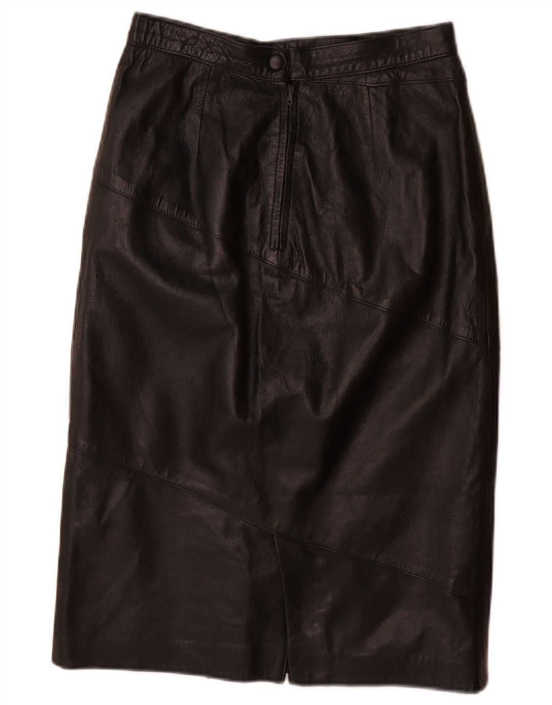 Vintage Damen Lederrock W26 Small Schwarz
