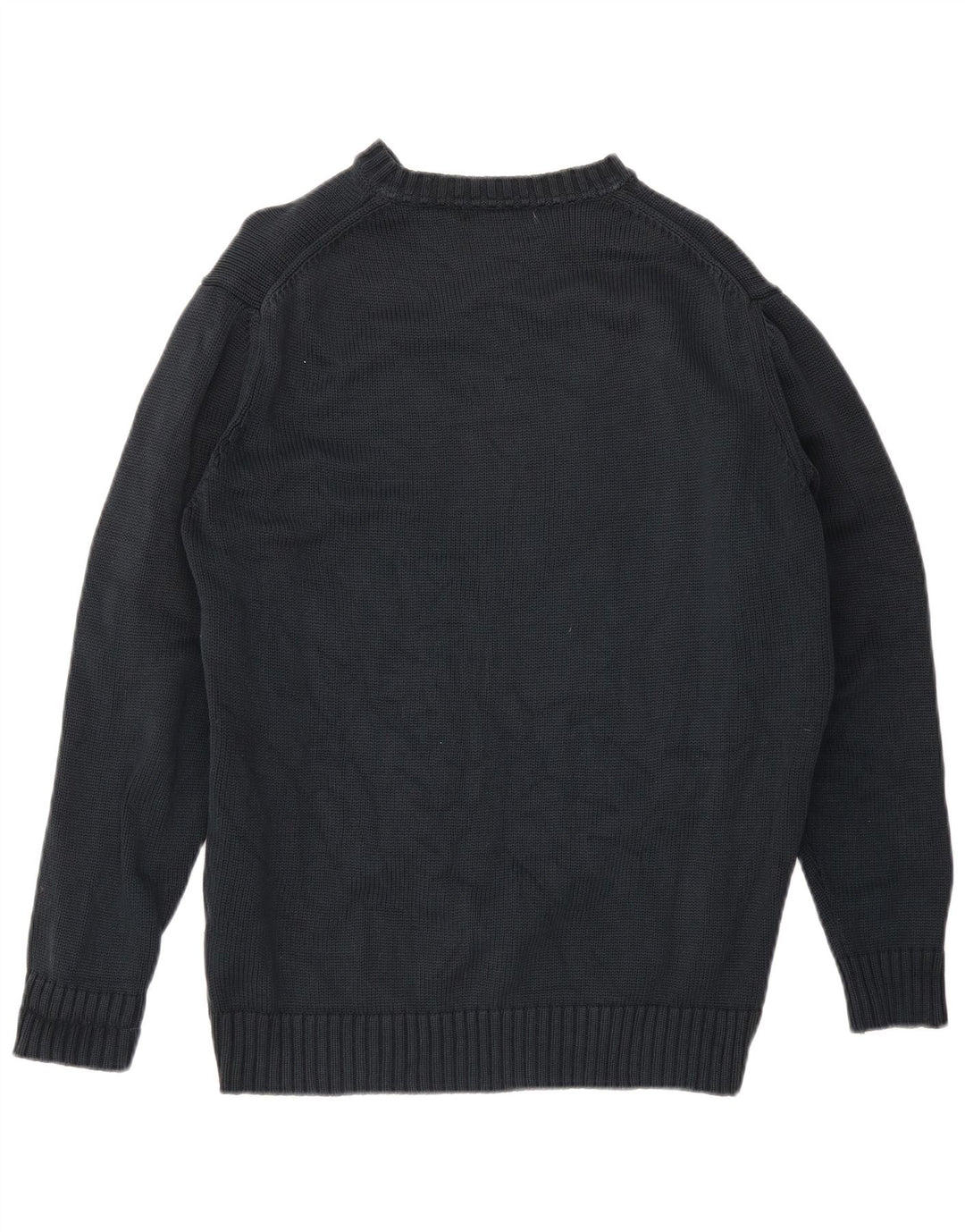 Zara Herren-Pullover mit Rundhalsausschnitt, XL, Schwarz