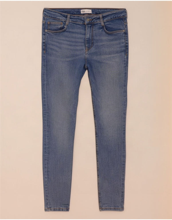 Zara Damen Skinny Jeans EU 40 Medium W30 L29 Blau