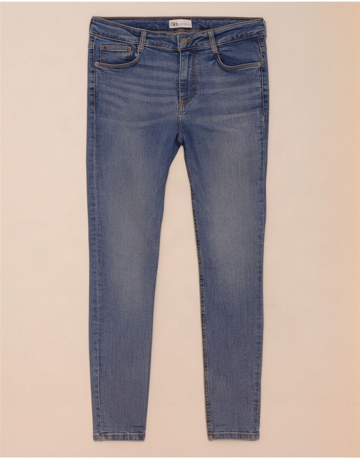 Zara Damen Skinny Jeans EU 40 Medium W30 L29 Blau