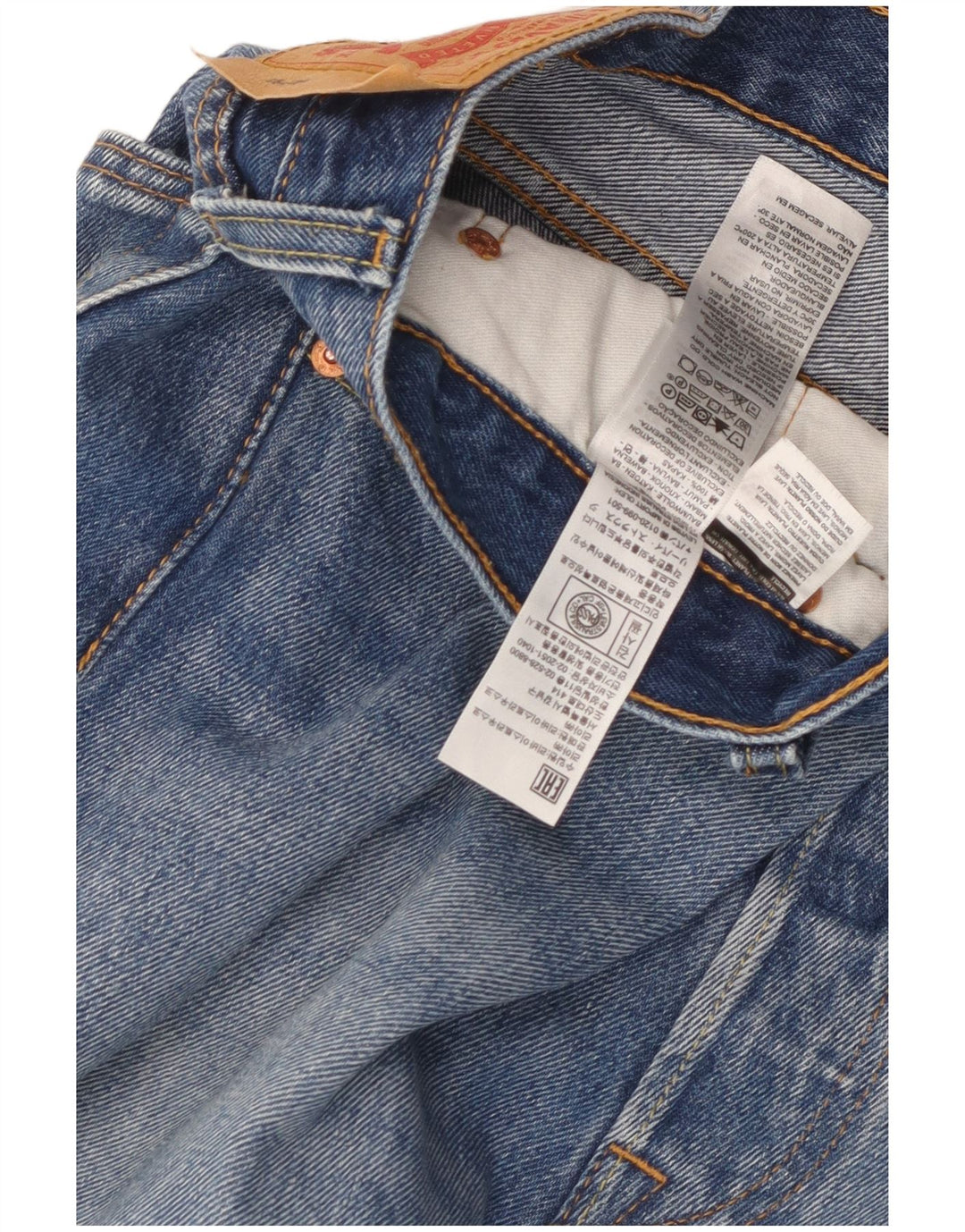 Levi's Herren 501 Straight Jeans W36 L27 Blaue Baumwolle