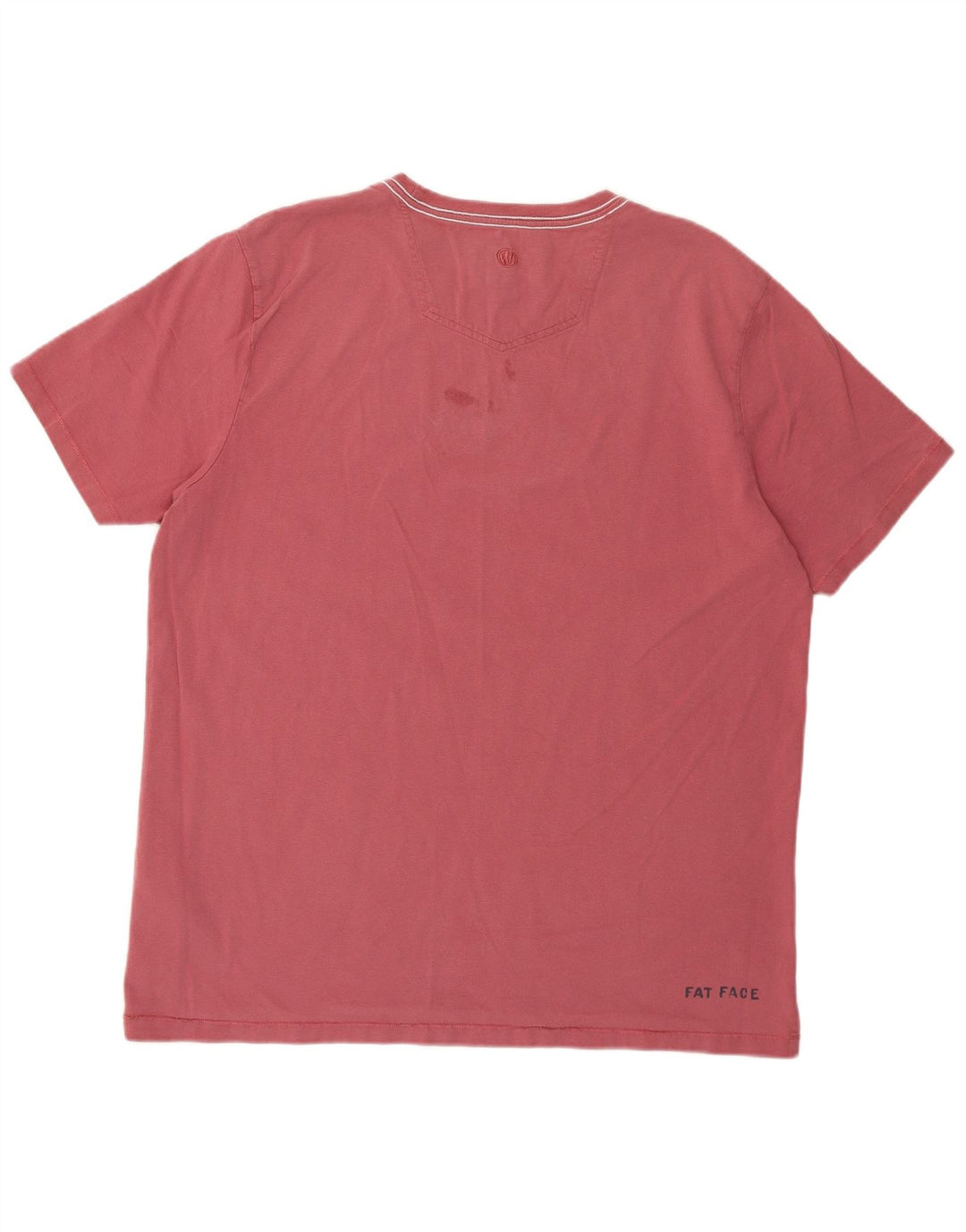 Fat Face Herren-T-Shirt mit Grafik, Größe L, aus roter Baumwolle