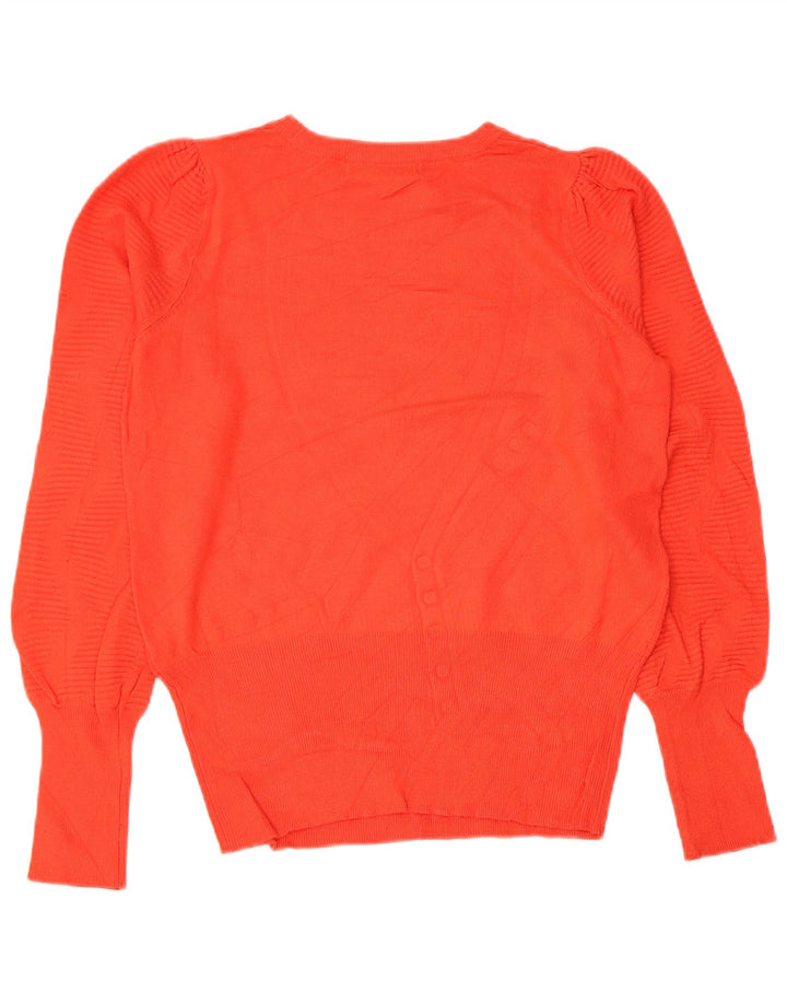 Marks & Spencer Damen-Pullover mit U-Boot-Ausschnitt, UK 10, Größe S, rote Viskose