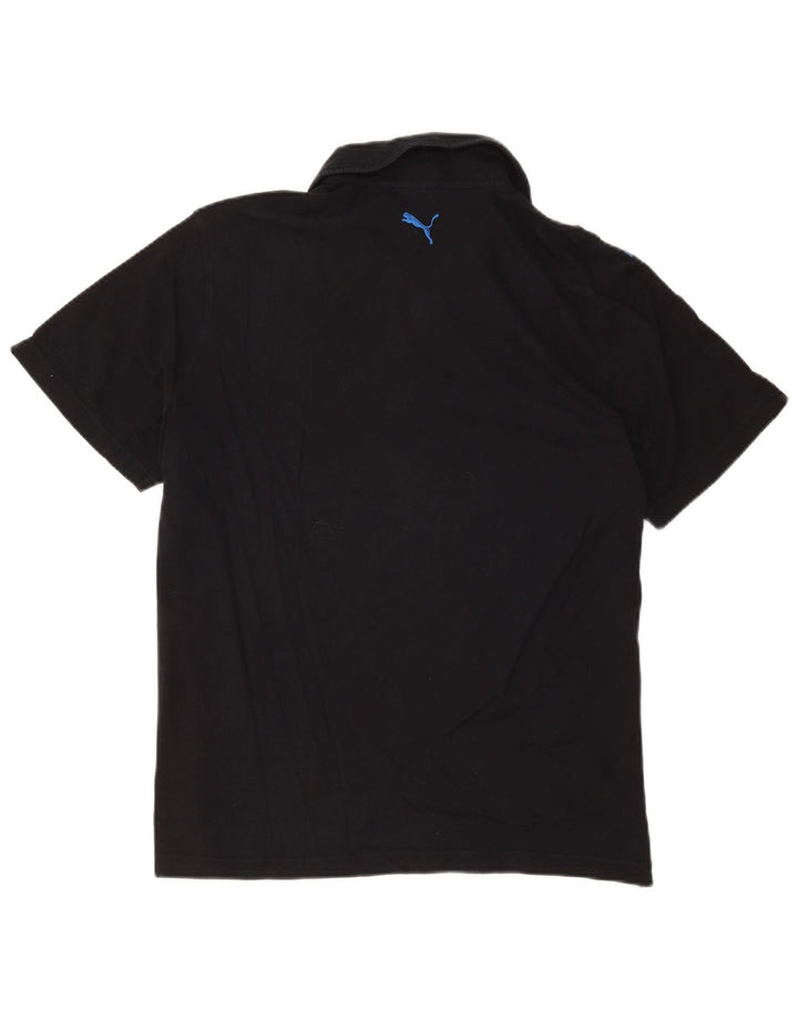 Puma Herren Poloshirt XL Schwarz Colourblock