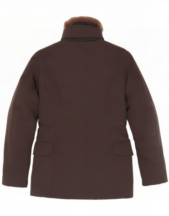 PEUTEREY Wattierte Parka-Jacke für Damen IT 44 Mittelbraunes Polyester