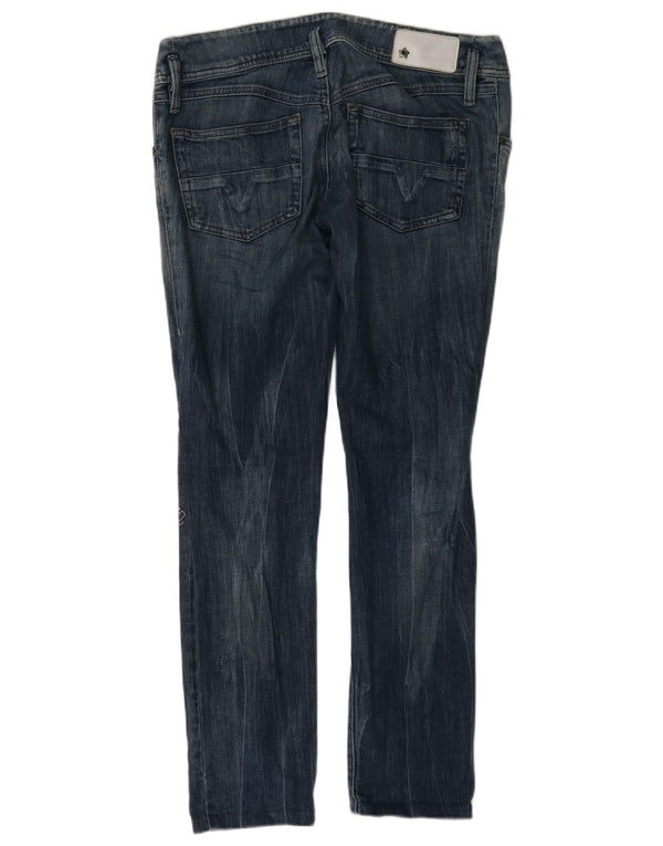 Diesel Damen Matic Slim Tapered Jeans W27 L29 Blaue Baumwolle