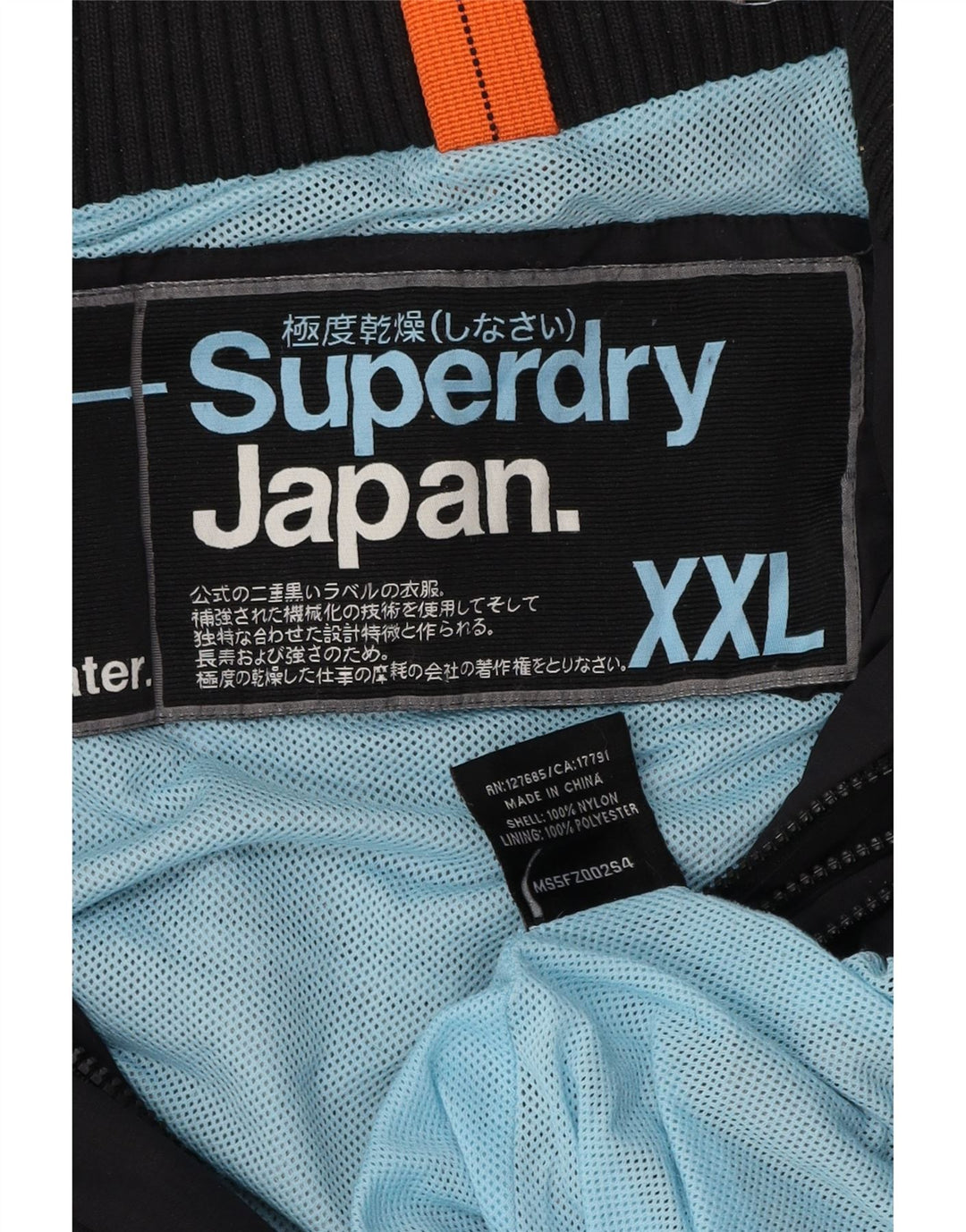 Superdry Graphic Regenjacke für Damen, UK 20 2XL, Marineblau, Polyester