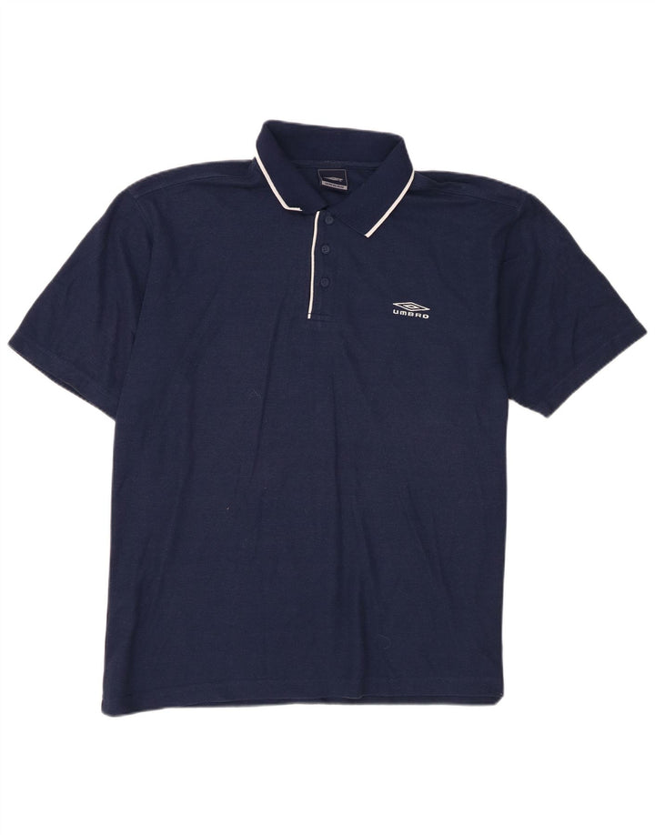 Umbro Herren-Poloshirt, großes marineblaues Polyester
