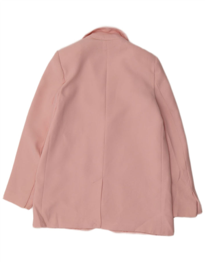 Zara Damen-Blazer mit 2 Knöpfen, Gr. 10, Größe S, Rosa, Polyester