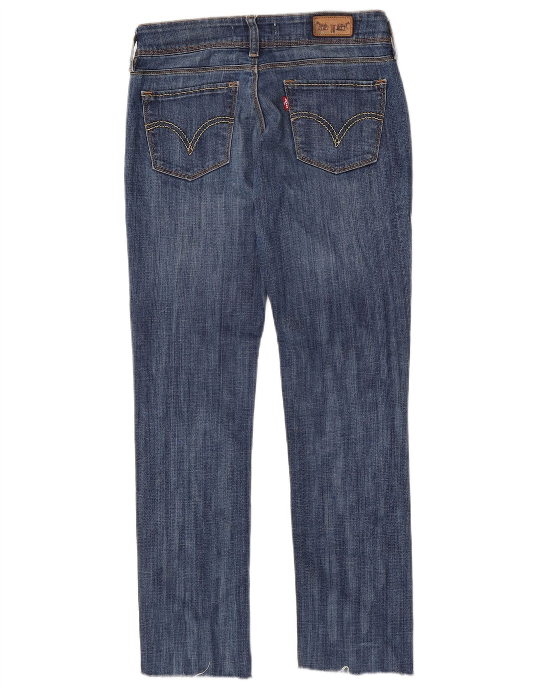 Levi's Damen 571 Slim Jeans W30 L28 Blaue Baumwolle