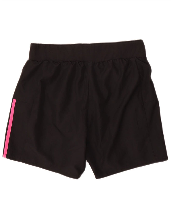 Adidas Damen Sportshorts UK 10 Small Schwarz Polyester