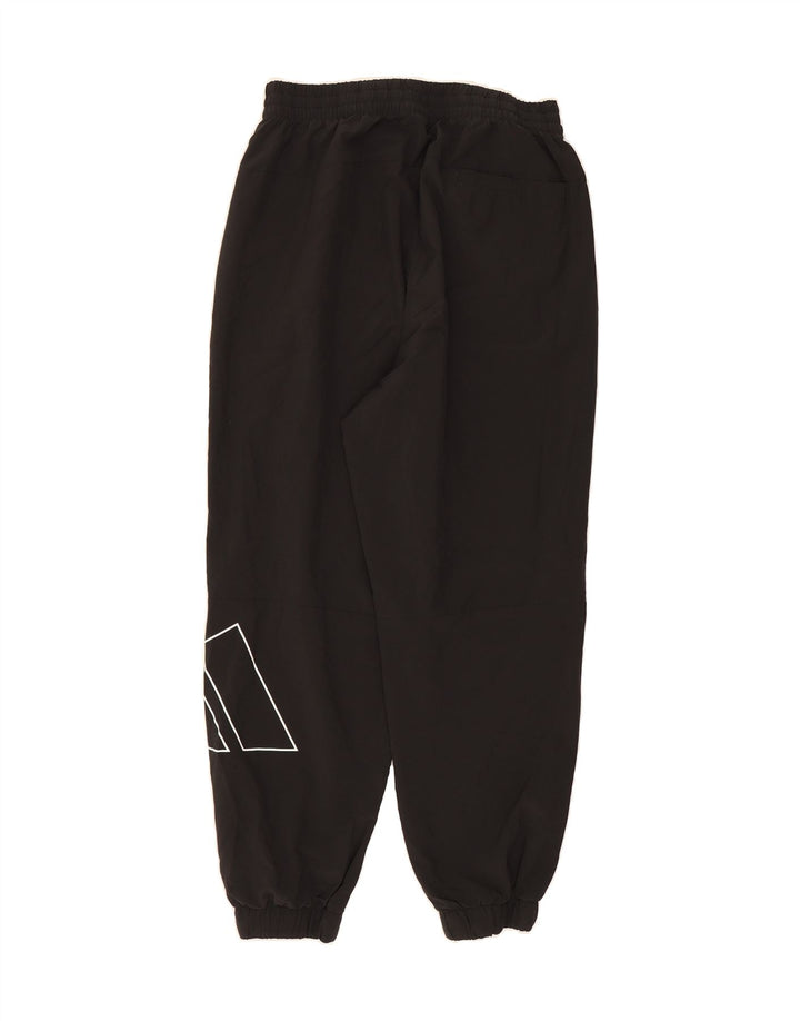 ADIDAS Boys Graphic Tracksuit Trousers Joggers 9-10 Years Medium  Black Vintage Adidas and Second-Hand Adidas from Messina Hembry 