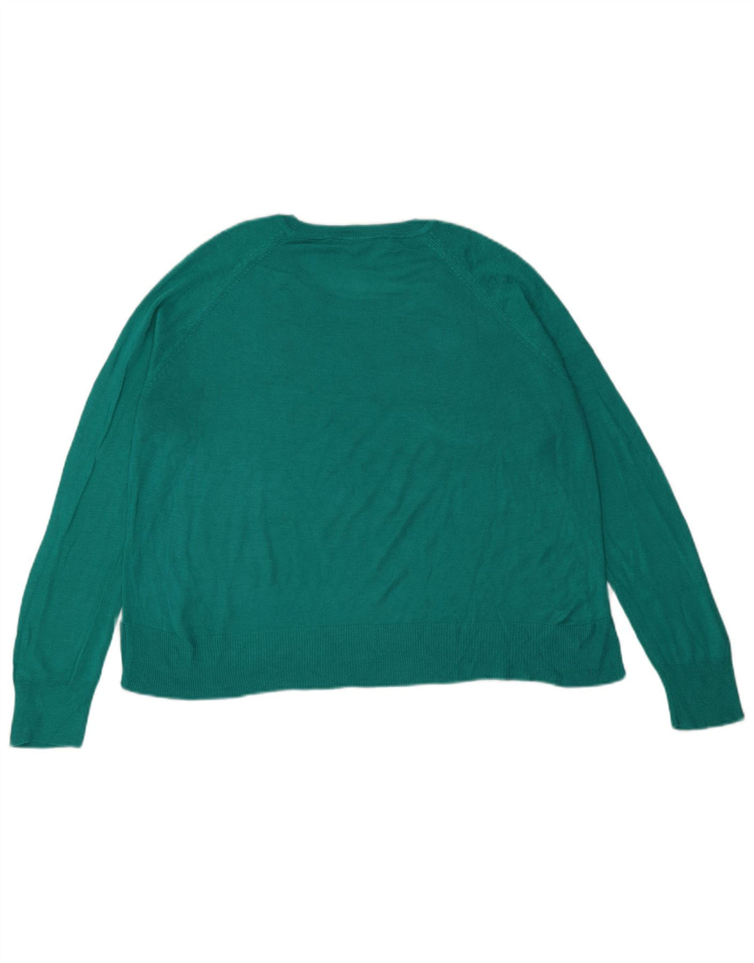 Zara Damen-Pullover, übergroß, U-Boot-Ausschnitt, Gr. 10, Größe S, Grün