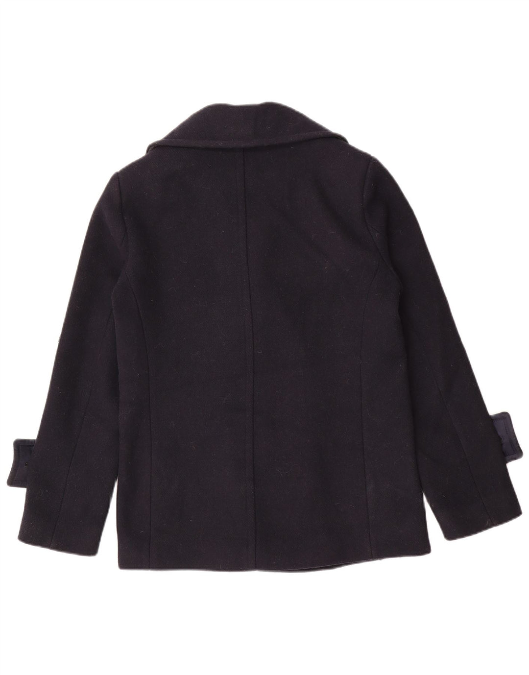 Marks & Spencer Damen Übergroßer Pea Coat UK 8 Small Marineblau Polyester