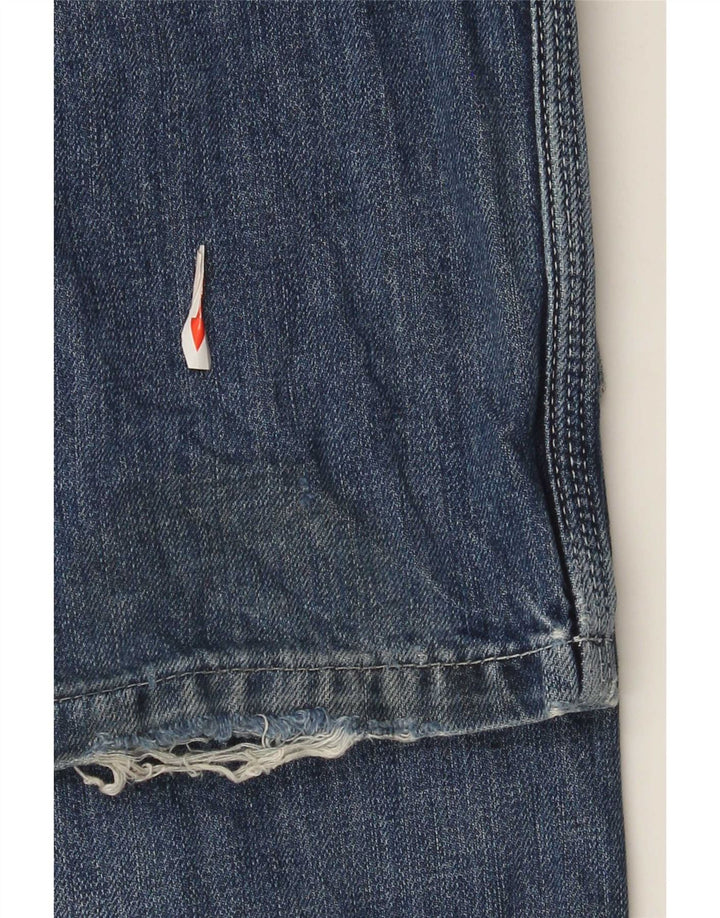 Superdry Herren Cargo Straight Jeans W31 L32 Blaue Baumwolle