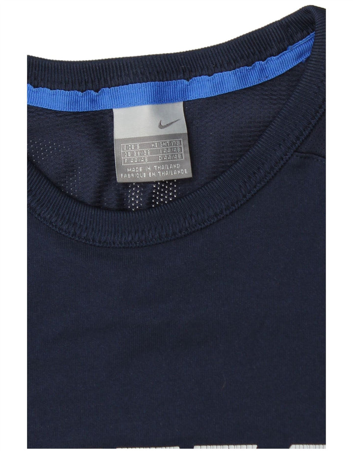 Nike Herren Graphic Top Langarm UK 36/38 Small Marineblau