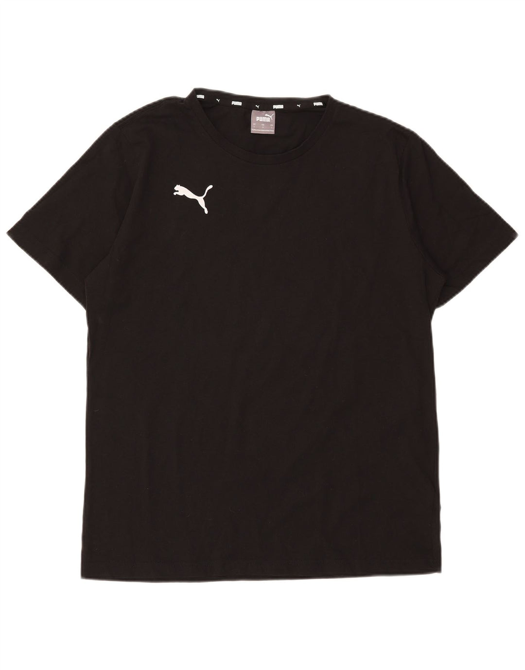 Puma Herren T-Shirt Top Large Schwarz Baumwolle
