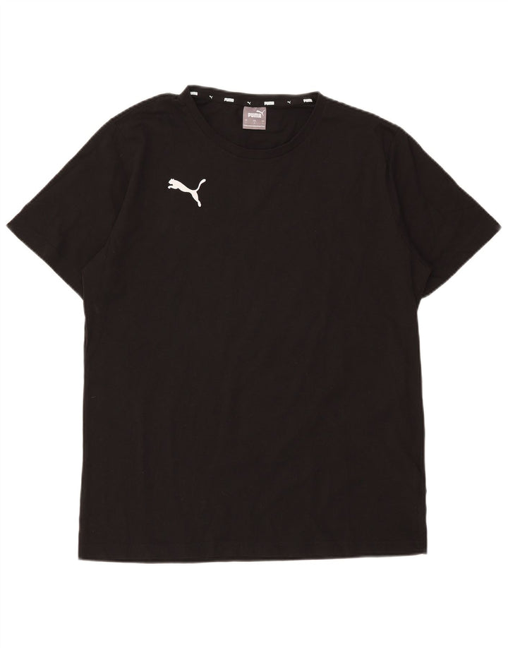 Puma Herren T-Shirt Top Large Schwarz Baumwolle