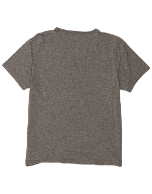 Puma Herren-T-Shirt mit Grafik, groß, aus grauer Baumwolle