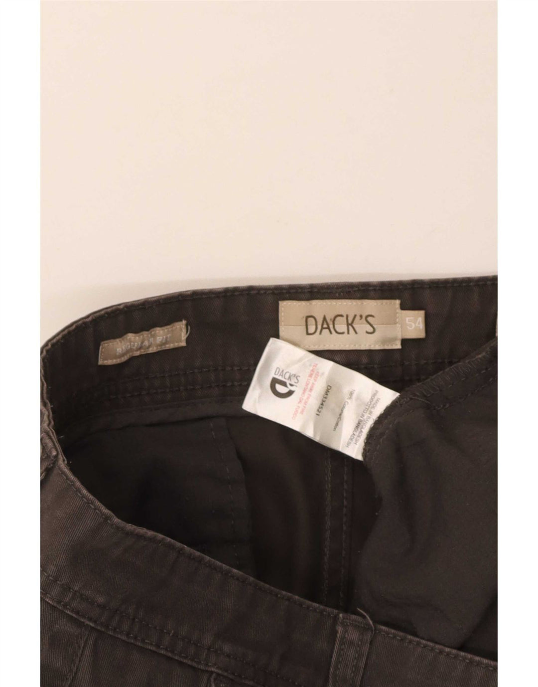 Dack's Herren-Chinoshorts mit normaler Passform, IT 54, 2XL, W36, braune Baumwolle