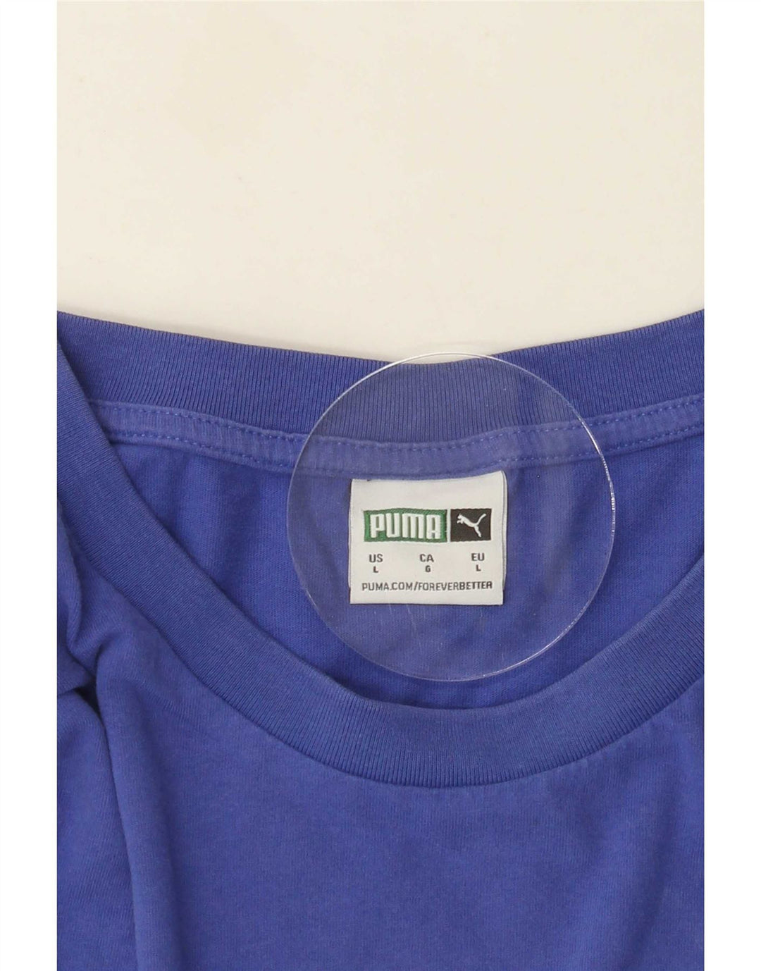 Puma Herren T-Shirt Top Large Blau