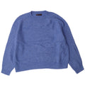 MARKS & SPENCER Damen-Pullover mit Rundhalsausschnitt, Gr. 16, Größe L, blau, Acryl